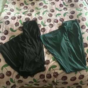 aerie crossover flare leggings